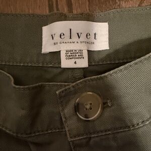 Velvet by Graham & Spencer Brylie Sanded Twill Utility Pant